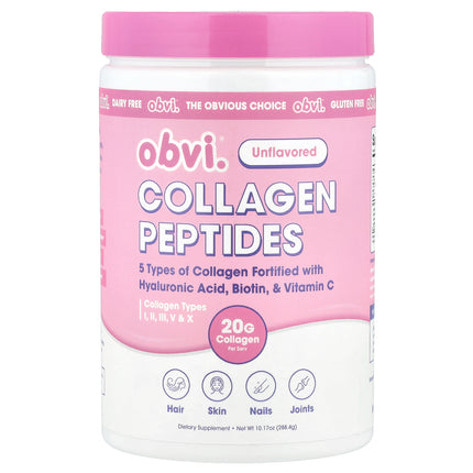 Obvi Collagen Peptides, Unflavoured - Front of pack