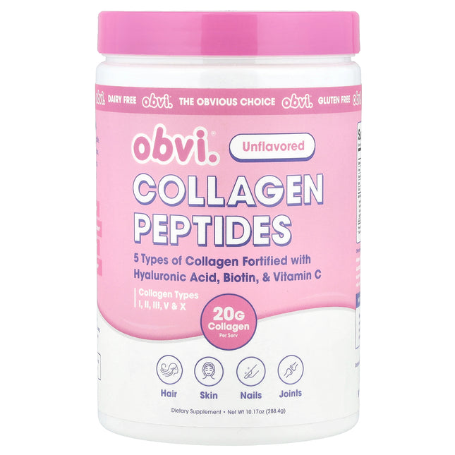 Obvi Collagen Peptides, Unflavoured - Front of pack