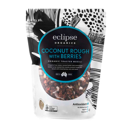 Eclipse Organic Toasted Muesli – Coconut Rough with Berry