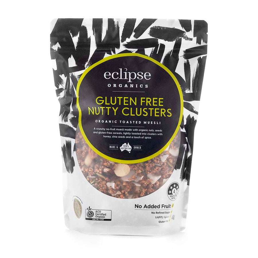 Eclipse Organic Toasted Muesli – Gluten Free Nutty Clusters