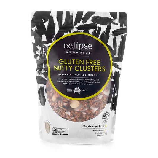 Eclipse Organic Toasted Muesli – Gluten Free Nutty Clusters