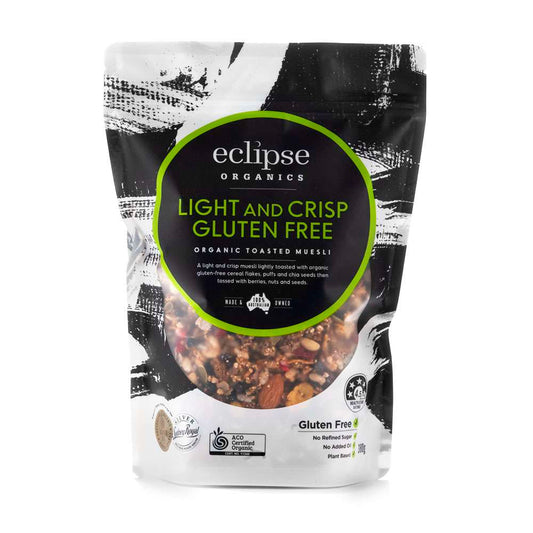 Eclipse Organic Toasted Muesli – Light and Crisp Gluten-Free