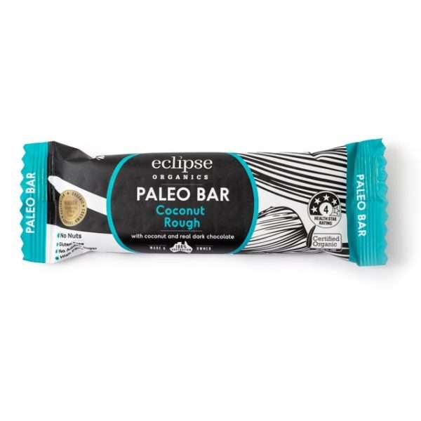 Eclipse Organic Paleo Bar – Coconut Rough 45gx12 Box (540g)