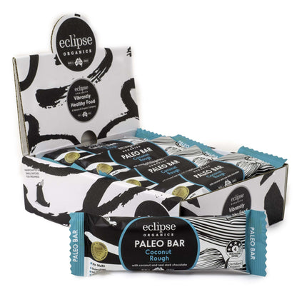 Eclipse Organic Paleo Bar – Coconut Rough 45gx12 Box (540g)