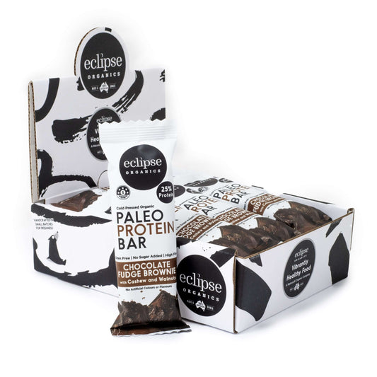 Eclipse Organic Paleo Protein Bar – Chocolate Fudge Brownie
