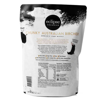Eclipse Organic Activated Muesli – Chunky Australian Bircher