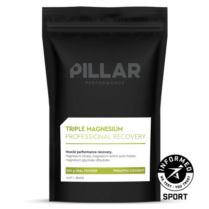 Pillar Performance Pillar Performance Triple Magnesium Pouch Pineapple Coconut Pineapple Coconut