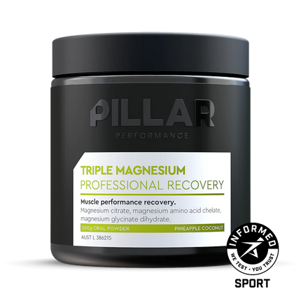 Pillar Performance Triple Magnesium Powder Pineapple Coconut