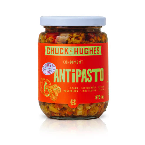 Chuck Hughes spicy antipasto jar 375ml pack of 6