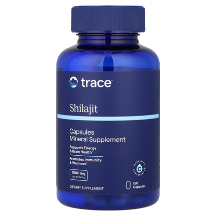 Trace Shilajit 150 Capsules - front of bottle