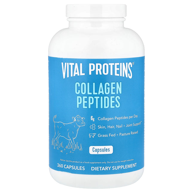 Vital Proteins Collagen Peptides Capsules, 550 mg - Front of pack