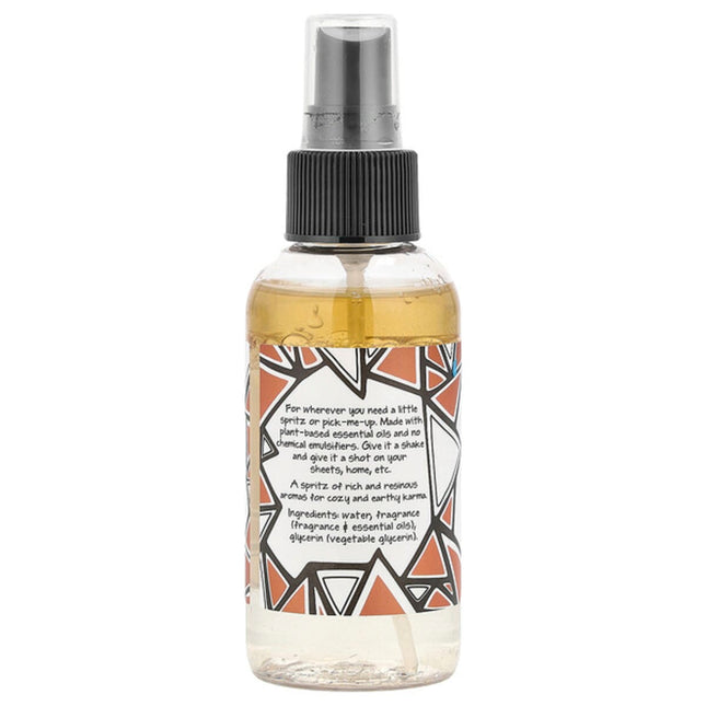 ZUM, Zum Mist®, Aromatherapy Room & Body Mist, Amber, 4 fl oz (118 ml)  - back label with ingredients