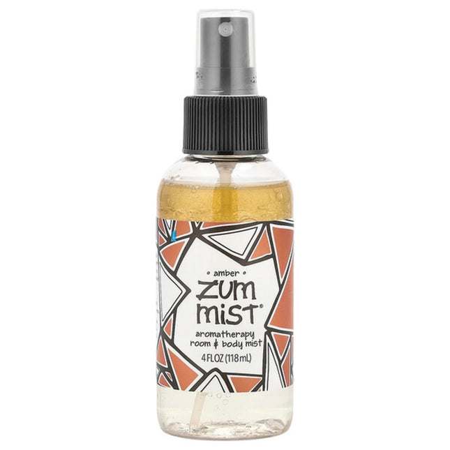 ZUM, Zum Mist®, Aromatherapy Room & Body Mist, Amber, 4 fl oz (118 ml)  - front of pack