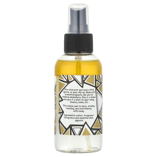 ZUM, Zum Mist®, Aromatherapy Room & Body Mist, Frankincense & Myrrh, 4 fl oz (118 ml)  - back label with ingredients