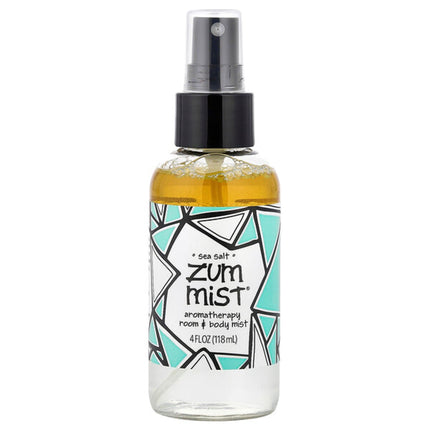 ZUM, Zum Mist®, Aromatherapy Room & Body Mist, Sea Salt, 4 fl oz (118 ml)  - front of pack