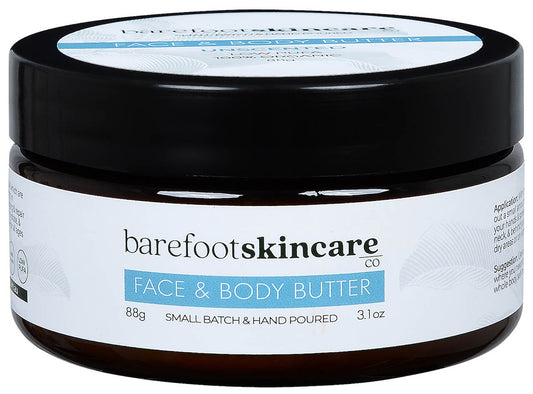 Barefoot Skincare Unscented Face & Body Butter 88g