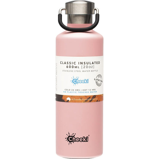 Stainless Steel Bottle Insulated Pink