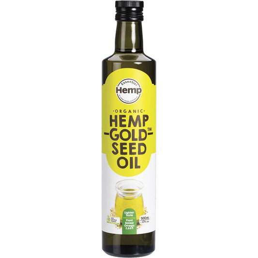 Organic Hemp Gold Seed Oil Contains Omega 3, 6 & 9