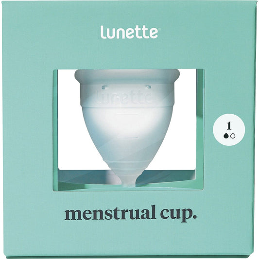 Reusable Menstrual Cup Clear Model 1 Light-Normal Flow