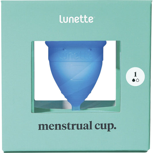 Reusable Menstrual Cup Blue Model 1 Light-Normal Flow