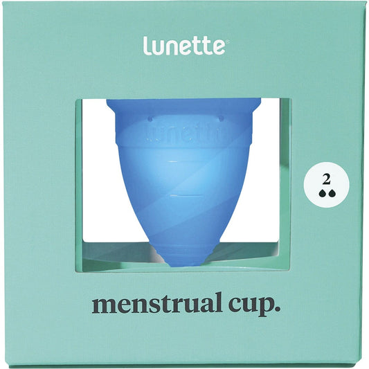 Reusable Menstrual Cup Blue Model 2 Normal-Heavy Flow