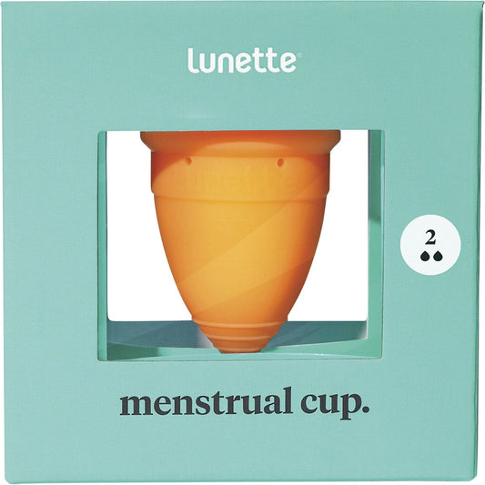 Reusable Menstrual Cup Orange Model 2 Normal-Heavy