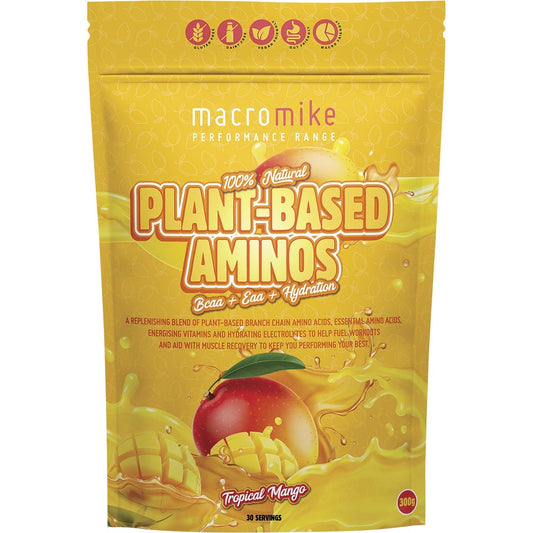 MACRO MIKE Plant Based Aminos Tropical Mango
