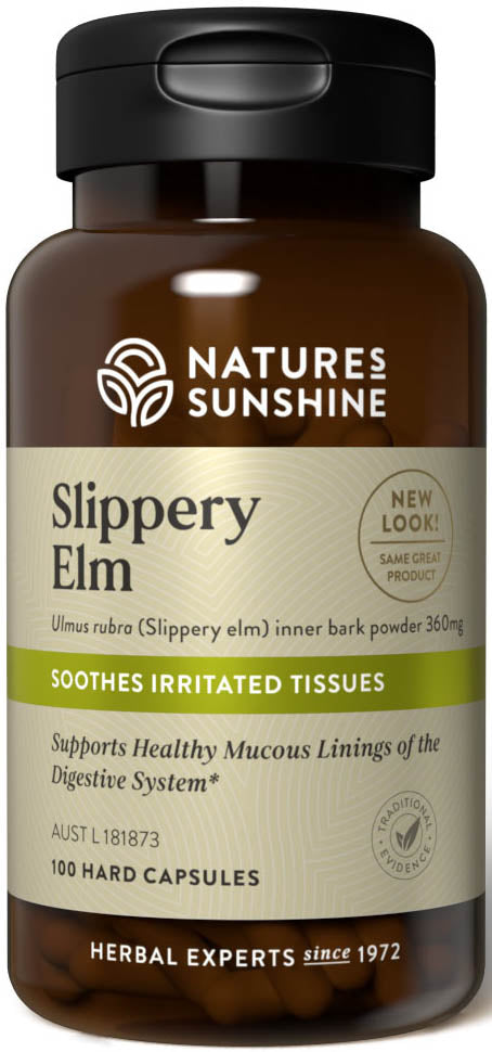 Nature's Sunshine Slippery Elm 360mg 100c