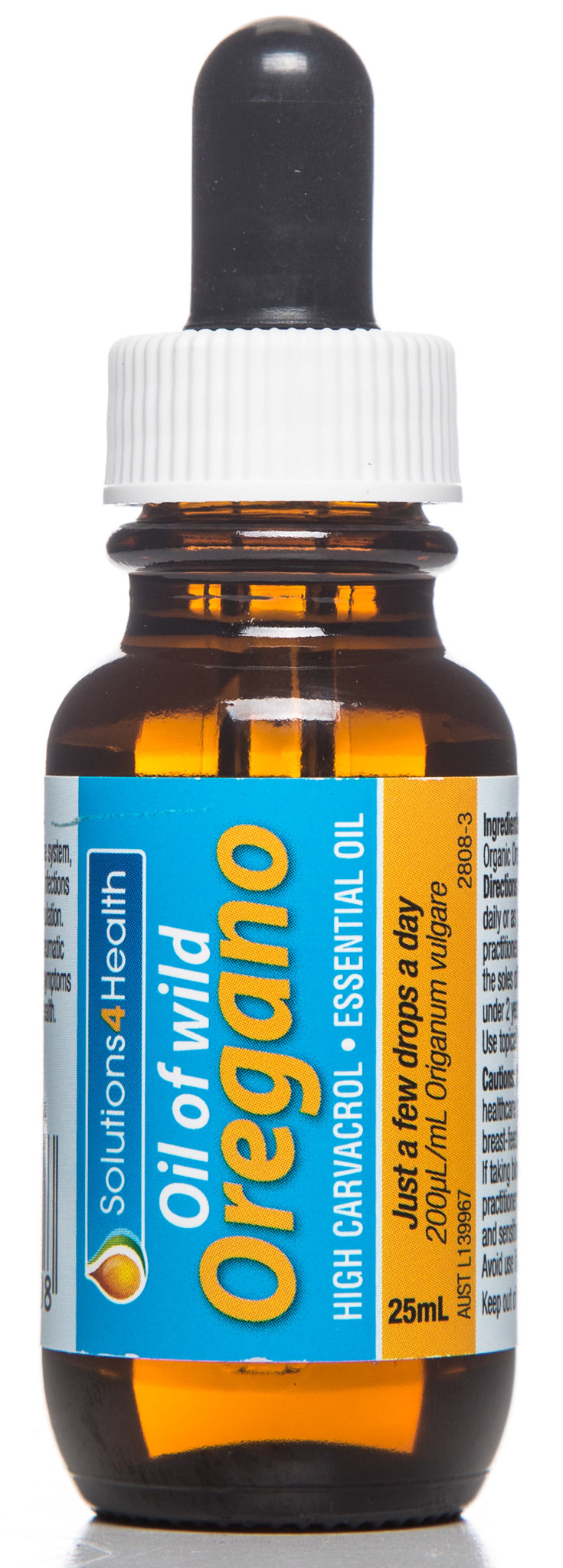 Solutions 4 Health oregano oil 25ml bottle