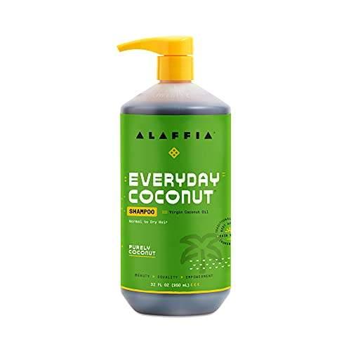 Alaffia EveryDay Coconut Shampoo - Normal to Dry Hair, 32 Fl Oz - wallaby wellness