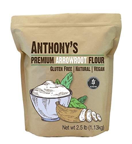Anthony's Arrowroot Flour, 2.5Lbs, Batch Tested Gluten Free, Non Gmo - wallaby wellness