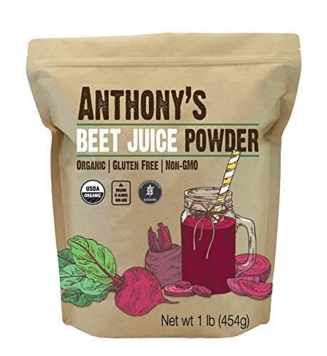 Anthony's Organic Beet Root Juice Powder, 1Lb, Gluten Free, - wallaby wellness