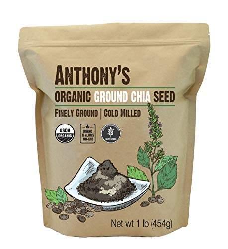 Anthony's Organic Ground Chia Seed, 1 lb, Gluten Free - wallaby wellness