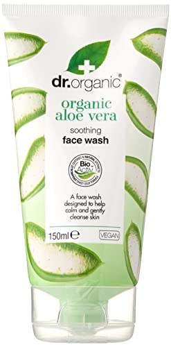 DR ORGANIC Creamy Face Wash Organic Aloe Vera, 150 Milliliter - wallaby wellness