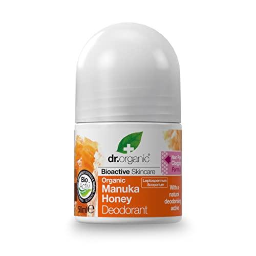 DR ORGANIC Roll-on Deodorant Organic Manuka Honey, 50 Milliliter - wallaby wellness