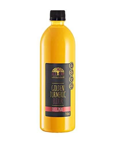 Golden Turmeric Latte Elixir 750ml - Easy Vegan Golden Latte + Free Re-usable Bottle Pump - wallaby wellness