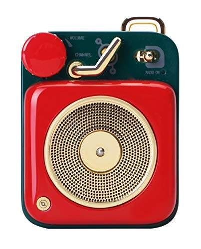 MUZEN Button Mini Portable Wireless Bluetooth Speaker-Scarlet Red - wallaby wellness