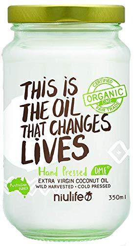 Niulife Certified Organic Extra Virgin Coconut Oil 350 ml, 350 ml - wallaby wellness