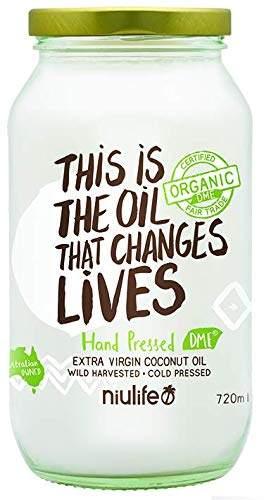Niulife Certified Organic Extra Virgin Coconut Oil 720 ml, 720 ml - wallaby wellness